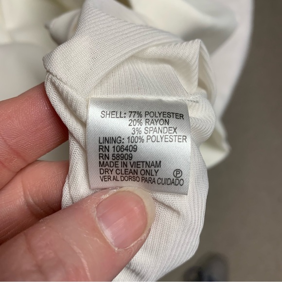 Antonio Melani White Dress Sz 4 - Picture 8 of 10